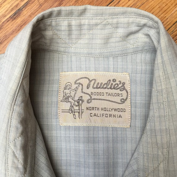 NUDIE WESTERN SHIRT made for Art Miller, Vintage w
