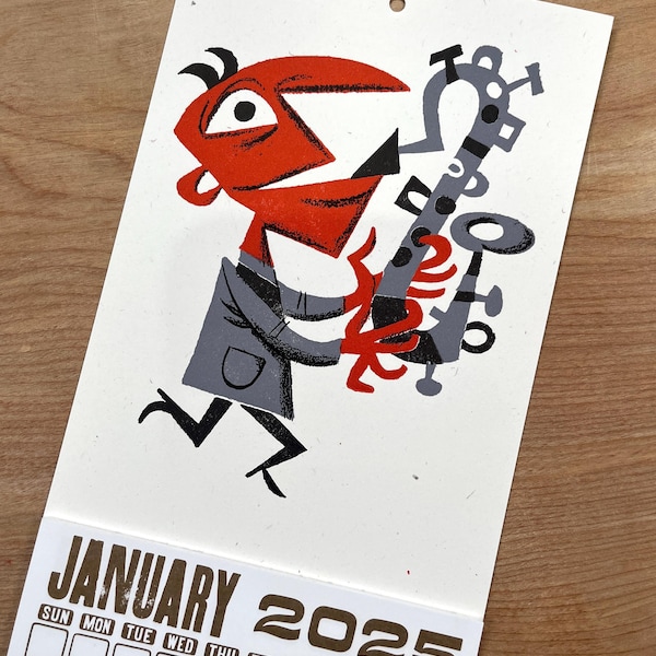 Jazz 2025 Calendar - Etsy