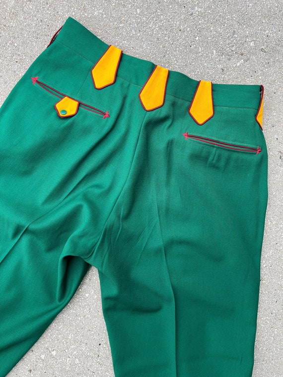 NUDIE SUIT with RHINESTONES Chainstitch wool gabardin… Gem