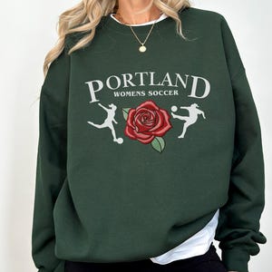 Portland Thorns Rose Sweatshirt Unisex image 2