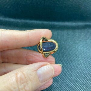 Antique Large Amethyst Gold Ring image 3