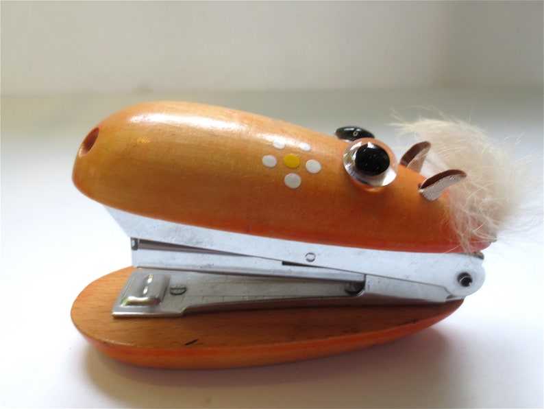 Adorable Horse Stapler Wooden Novelty Desk Tool Vintage Etsy