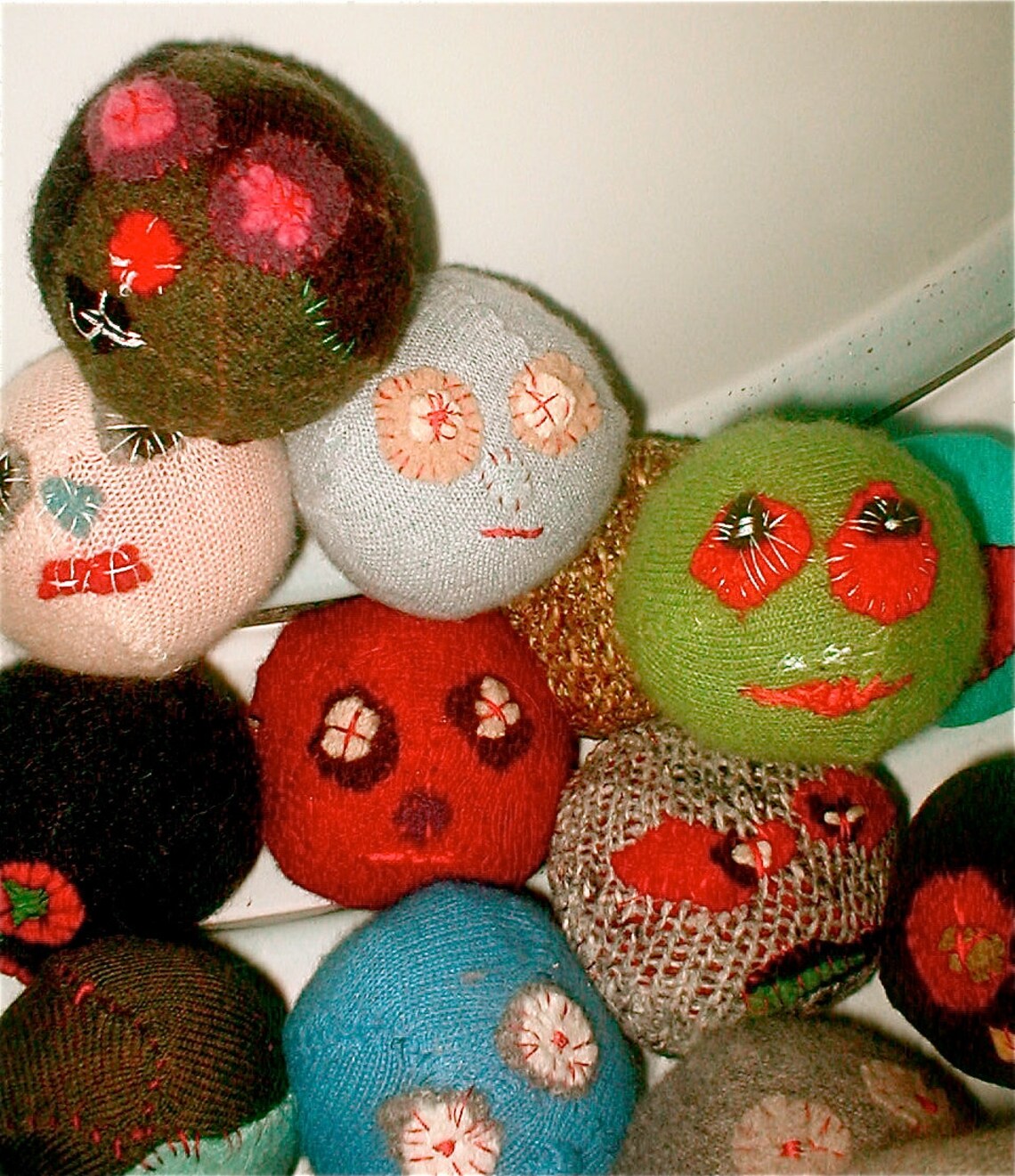 ZOMBIE DRYER BALLS Set of 3 Woolen Dryer Balls Etsy