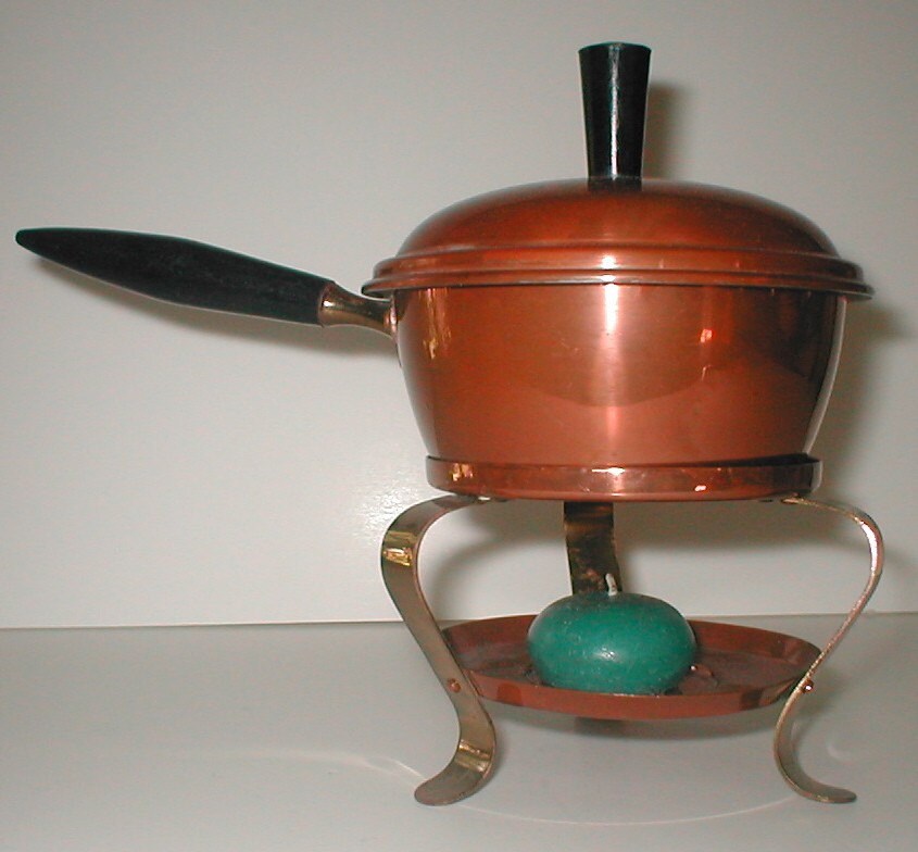 Mid Modern Copper Butter Warmer Small Sauce Pot on Warming Etsy