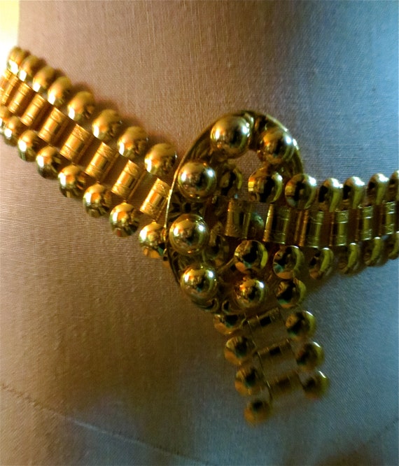 Retro Medieval Chain Belt - Vintage 1960s Hip Belt