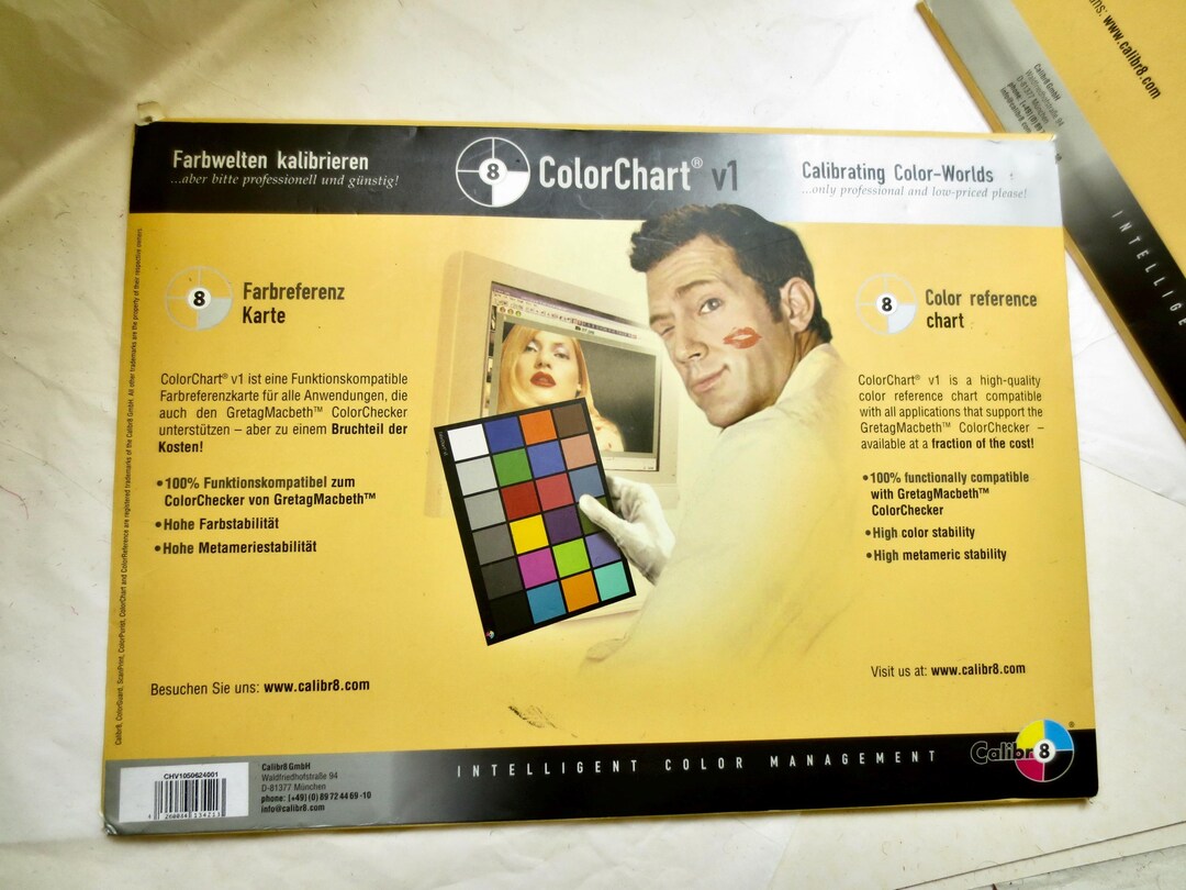Camera Color Correct Chart - Monitor Calibrating Correction - Video and ...