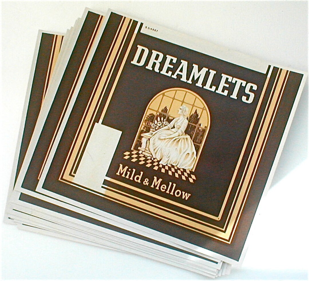 Dreamlets Cigar Box Label 1930s Inner Label Antique Etsy