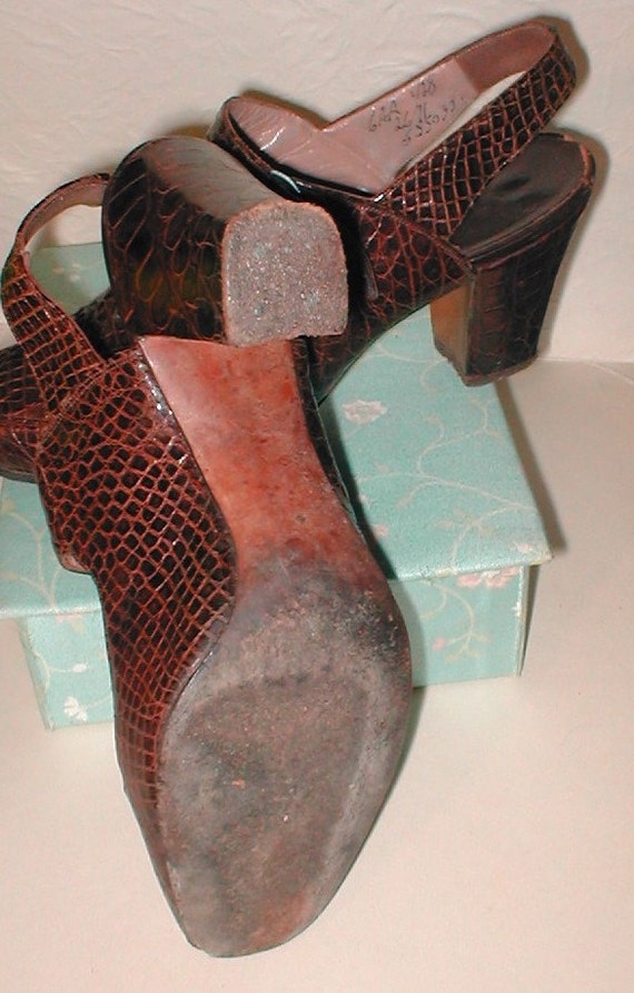 Size 6 AA  - I.Miller Beautiful Shoes --Vintage 4… - image 5