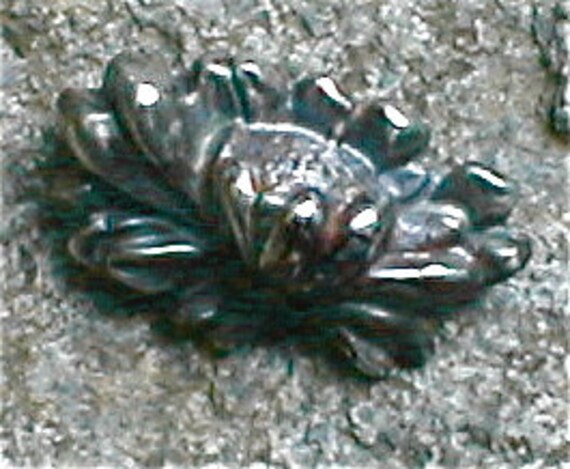 1930s Sterling Scatter Pin - Chrysanthemum Flower… - image 3