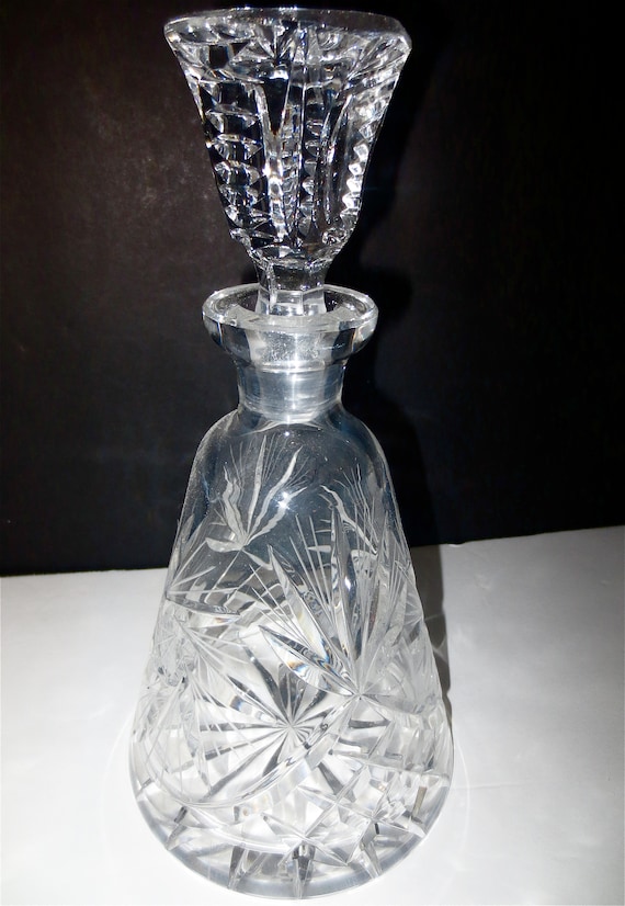Lead crystal decanter deals