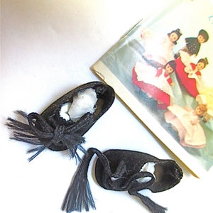 Madame Alexander Booklet - 1980 - and Black Doll Slippers - Doll Accessories and Catalogue