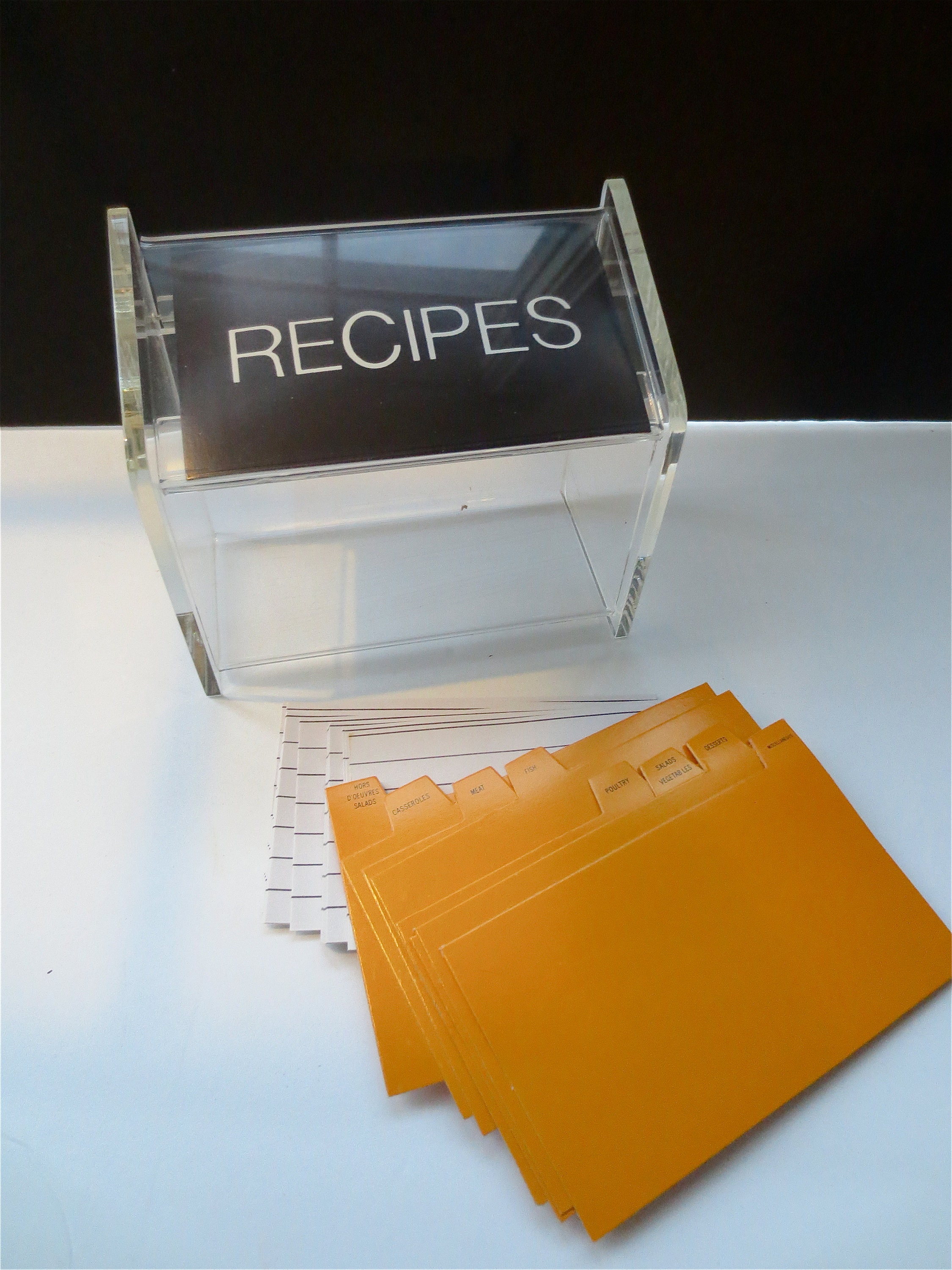 Recipe Card Protections Clear Covers to Keep Your Cards Clean and