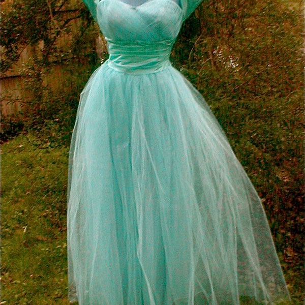 Full Length Chiffon Maxi Bridesmaid Gowns Turquoise