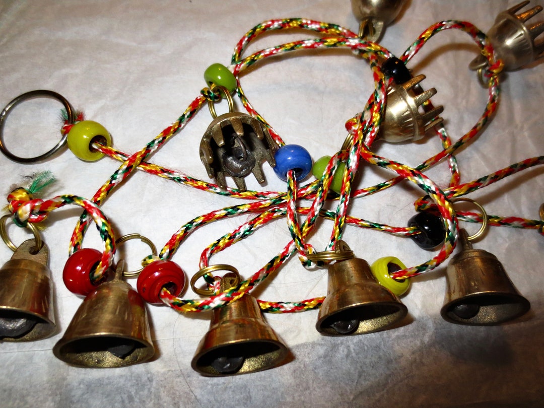 50 Inch String of Bells Made in India 10 Brass Bells and Etsy