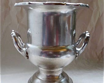 Leonard Silver Plate Champagne Bucket - Wine Cooler Elegant Shabby