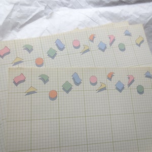 Funky Memphis Movement Letters Writing Paper From the Fabulous 1980s ...