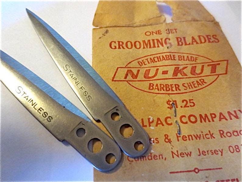 NuKut Detachable Blades for Barber Shears Salpac Company Etsy
