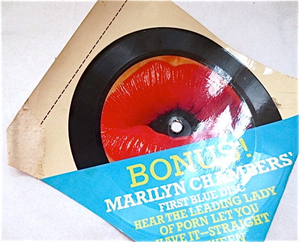 1979 Marilyn Chambers Flexi-disc Recording - Spindle Record