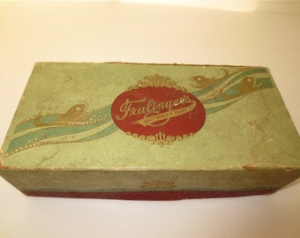Fralinger's Salt Water Taffy Box - From Atlantic City - The World's Playground - Old One Pound Box - Circa 1920s