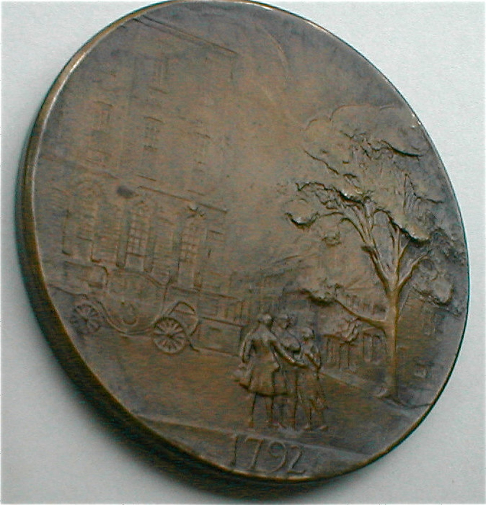 The New York Stock Exchange Bronze Medallian 1922 Huge Coin Etsy