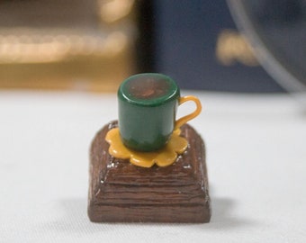 Teacup Artisan Keycap | Dark Academia