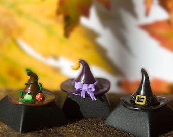 Witch Hat Artisan Keycap | Swamp Witch, Celestial Witch, Classic Witch | Fantasy Keycap