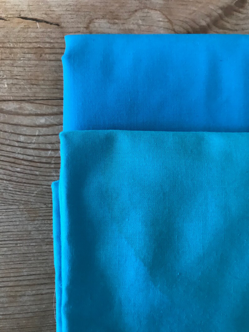 Cotton fabric 2 panels teal turquoise cotton sewing quilting supplies school arts/&craft 30x33 and 22x45 kid/'s fun clothing design