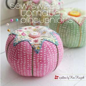 PDF Sewing Pattern for Tomato Pincushions Instant Download image 1