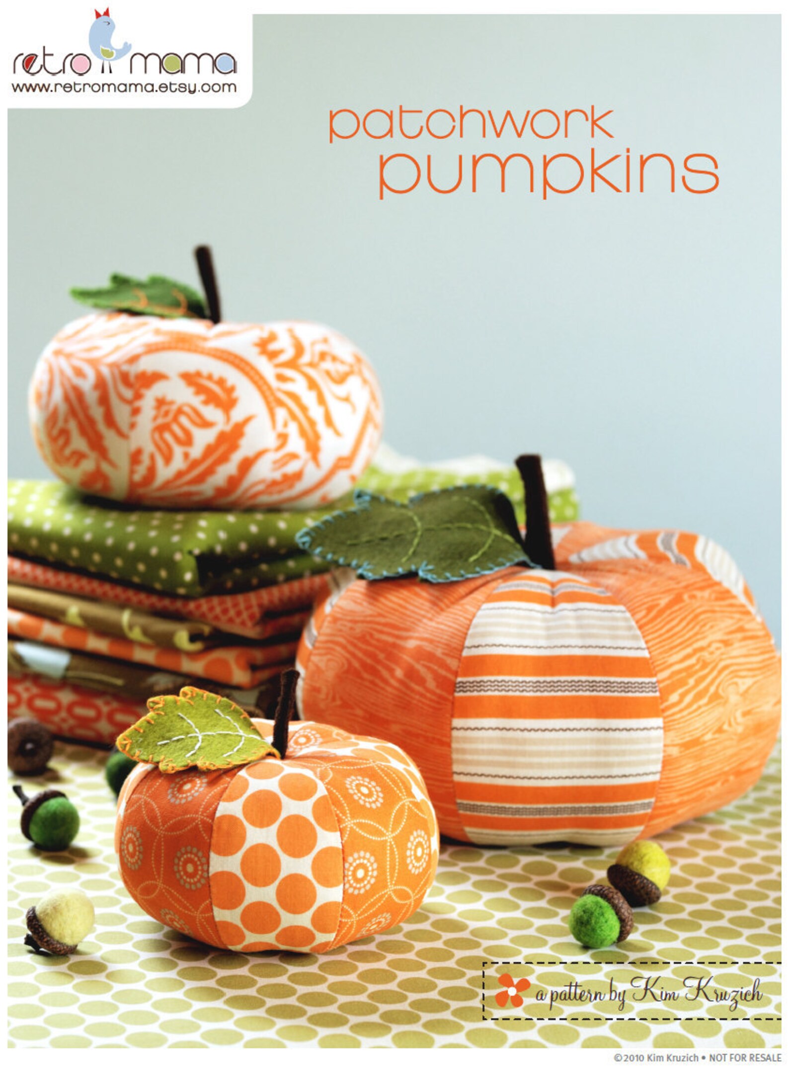 Pumpkin Sewing Pattern PDF Sewing Pattern Patchwork Pumpkins Etsy