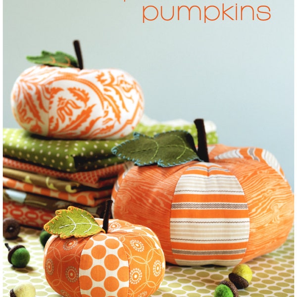 Pumpkin Sewing Pattern - PDF Sewing Pattern Patchwork Pumpkins - Pumpkin Pattern Instant Download