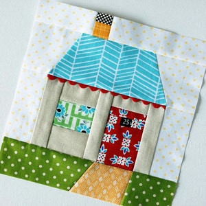 Quilt Block House Patchwork PDF Sewing Pattern image 2