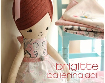 Ballerina Doll Sewing Pattern Instant Download PDF doll pattern