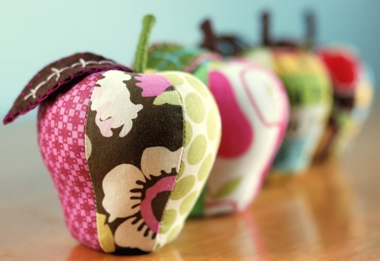 PDF Sewing Pattern for Scrappy Apple Pincushion and Ornament Etsy