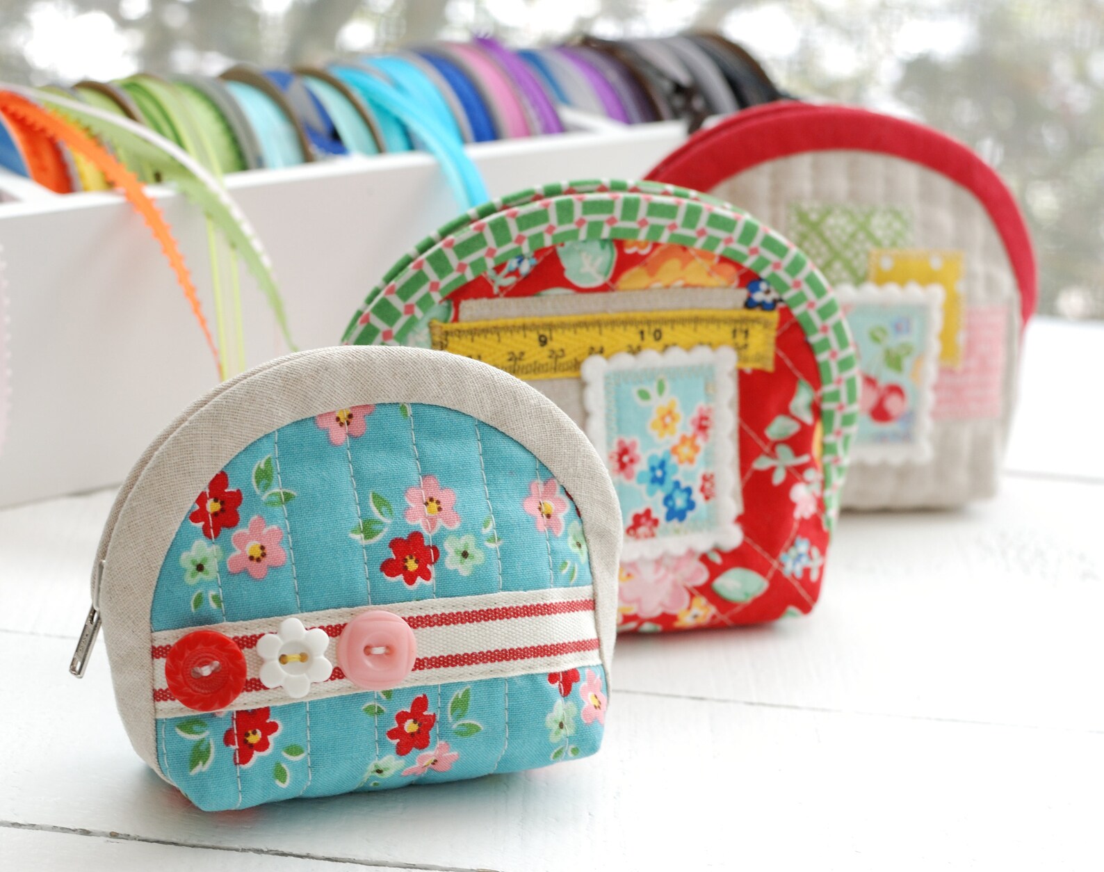 PDF Quilted Notions Pouch Sewing Pattern Zipper Pouch Etsy