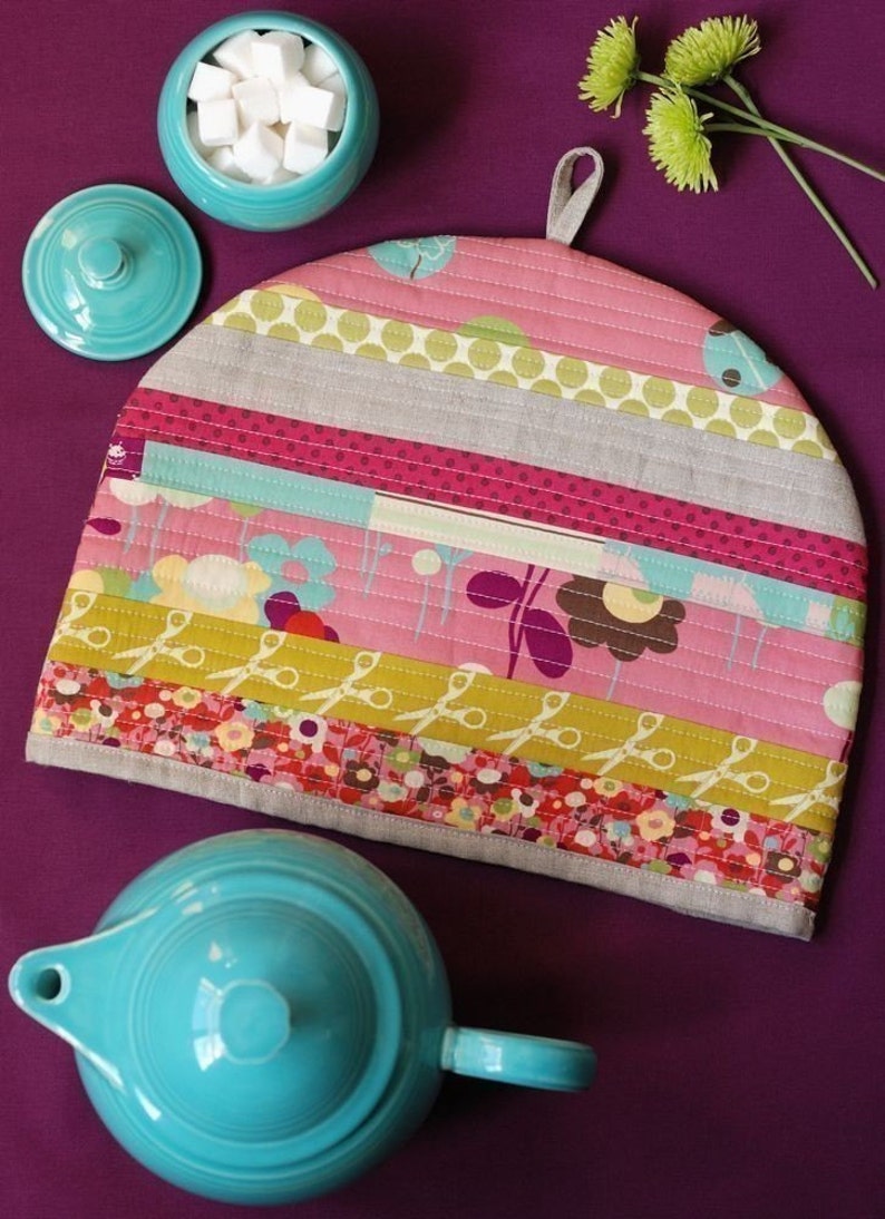 PDF Sewing Pattern Posy Cozies Patchwork Tea Cozy Instant Etsy