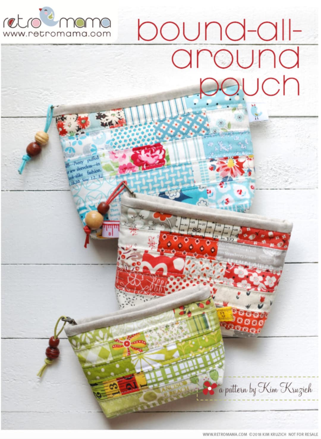 Buy PDF Scrappy Zipper Pouch Sewing Pattern in 3 Sizes Online in India Etsy