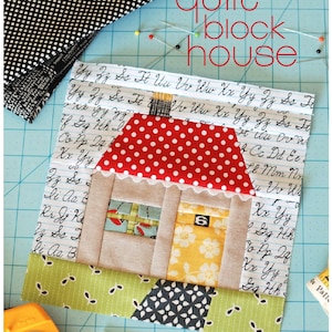 Quilt Block House Patchwork PDF Sewing Pattern image 1