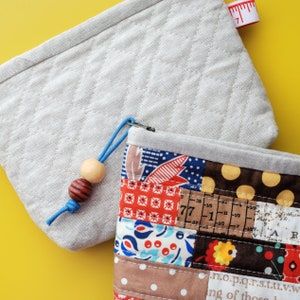 PDF Scrappy Zipper Pouch Sewing Pattern in 3 sizes image 9