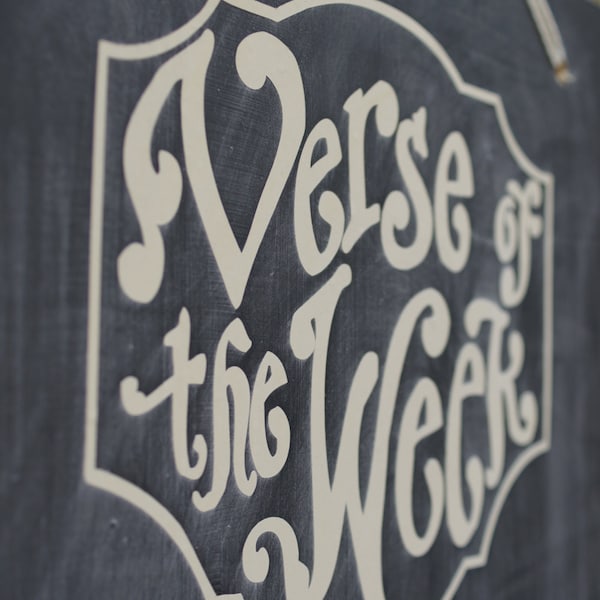 Chalkboard Scripture - Etsy