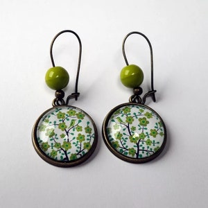 Earrings Tree of the greenfinch image 2