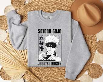 Satoru Sweater, gift, gift her, Dads gift, gift boy gift, anime, anime shirts, anime gifts, Satoru, Jujutsu, jujutsu shirt, satoru Hoodie