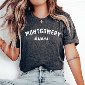 Vintage Alabama Shirt, Montgomery Bama Shirt, Alabama Game Day Shirt, Alabama Football, Shirt of Alabama, Retro Alabama shirt Unisex,