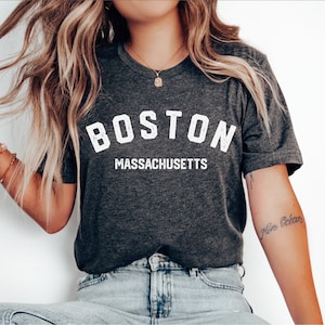Vintage Boston Shirt, Boston Shirt, Boston Massachusetts T-shirt, Boston Gift, Cute Boston Souvenir, College T-Shirt, Premium Unisex Shirt