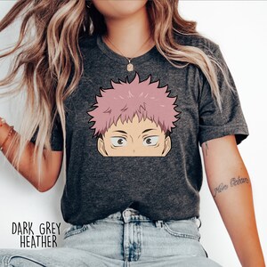 Itadori Peeker Shirt, Kaisen shirt, Jujutsu Kaisen Tee, Anime Lover Shirt, Anime Shirt For Friend, Anime Tee,Gift for Him,Jujutsu Kaisen Tee