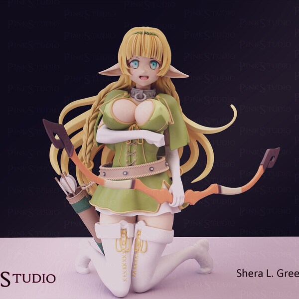 How Not to Summon a Demon Lord Shera L. Greenwood 3d printed anime figure statue 1:12 scale (approx. 5-6")