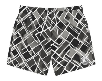 High Tide Supply Co Herren Badehose Boardshorts | Monochrome Badeshorts