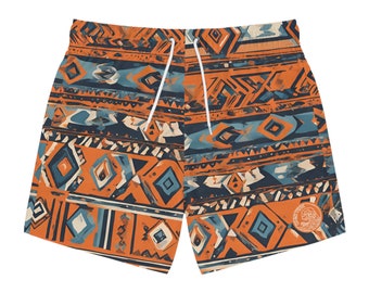 High Tide Supply Co. Azteken inspirierte Boardshorts | Stilvolle Bademode