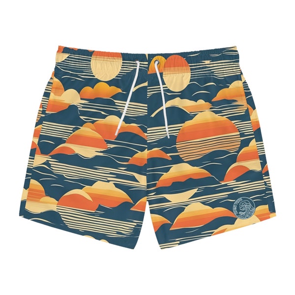 High Tide Supply Co. Sunset Inspired Board Shorts | Beach-Ready Swimwear