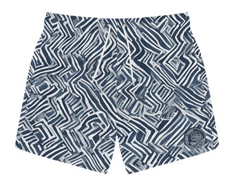 High Tide Versorgung Co. Blaue Wellen inspirierte Boardshorts | Abenteuertaugliche Bademode