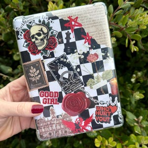 ダークロマンス Kindle インサート & ステッカー: ギンガム Kindle デコレーション (PDF ダウンロード)